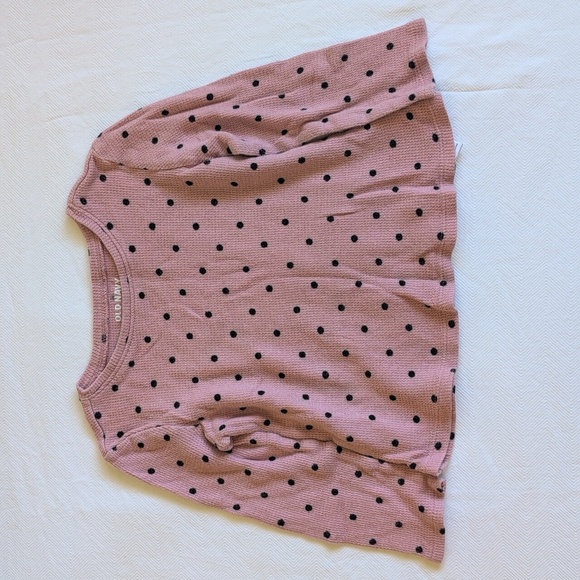 old navy 2-pack thermal waffle knit cotton long sleeve shirt bundle 24m baby - Picture 3 of 7